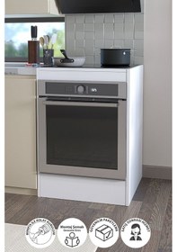 Resim Bofigo Ankastre Fırın Dolabı Ankastre Ocak Dolabı Beyaz 