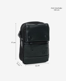 Resim Erkek Siyah Çapraz Çanta 