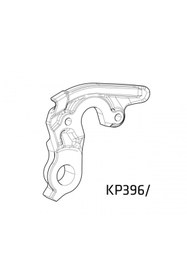 Resim Cannondale Supersix Evo KP396 Dİ2-Sram eTap Kadro Kulağı - Hanger 