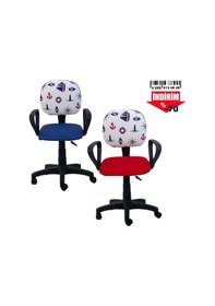 Resim Depolife Çalışma Sandalyesi Ofis Büro Sekreter Koltuk Gemici Çapalı Kumaş 