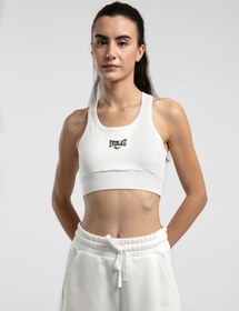 Resim Ever Essentials Beyaz Kadın Pamuk Sporcu Sütyeni - Beyaz / S 