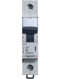 Resim 403202 Legrand Xs³ Serisi Otomatik Sigorta 4.5Ka 6A 1Kutup B Tipi 
