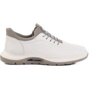 Resim Beyaz Hakiki Deri Erkek Casual Ayakkabı 5y2844-8225 M Beyaz 