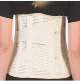 Resim 3E Lumbosakral Çelik Balenli Korse 32 CM 