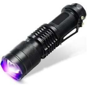 Resim Uv Led Cep Feneri (Mor Işık Mor 