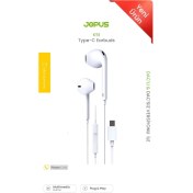 Resim Jopus Type C Mikrofonlu Kulaklik Xiaomi Huawei Oppo General Mobile Uyumlu K51 Bond Beyaz 