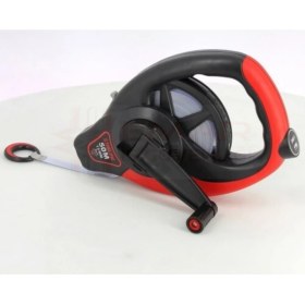 Resim Normadia 50M Çelik Şerit Metre, Arazi Tipi, Saplı, Dayanıklı ve Hassas Ölçüm 