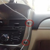 Resim 10 adet Yüksek Kaliteli Araba Tel Bağı Kelepçe Düzenleyici Siyah Renk Kelepçe Kablo Hattı Tutucu Bilgisayar USB Hattı Sabitleyici 