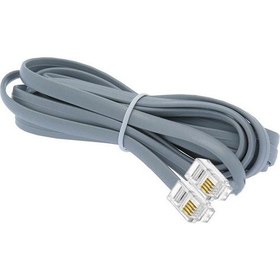 Resim Keepro Telefon Kablosu 6P4C Kablo 4 Pinli Soketli Telefon Kablosu 25 M 