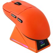 Resim Ajazz AJ159 Apex 42000 Dpı Manyetik Şarj Istasyonu-Tft Ekranlı Mouse-Paw 3950 Sensör-8k Dongle 