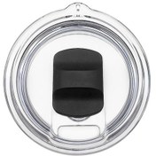 Resim Yunboo Sızdırmaz Manyetik Kapak - 10oz/20oz Bardaklar İçin Kayar Kapatmalı, Şeffaf Ve Damlamaz 