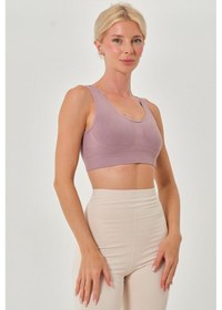 Resim Rosella Model Kalın Askılı Extra Sıkılaştırıcı Pedsiz Spor Sütyeni Gül Kurusu Renk101 GÜL KURUSU 