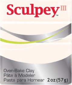 Resim Sculpey Iii Polimer Kil 010 Translucent (Transparan) 