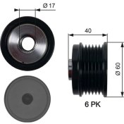 Resim Alternatör Kasnağı Fıat Egea 2016 500l 2012 50010 2014 Bravo 2 2007-2014 Alfa Romeo Gıulıetta 2010-2016 Jeep Renegade 2014 Suzuki Vitara 2013 1.6d Mtj 6 Kanal 51860757 