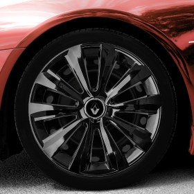 Resim PackGar Renault Clio 5 16 Inç Jant Kapağı Amblemli Piano Black 4'lü Set 214 