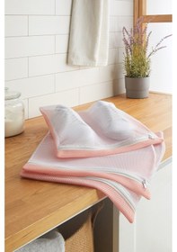 Resim Ocean Home Textile 3'lü Pembe Renk Ayakkabı Yıkama Filesi Set 