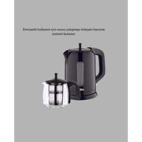 Resim İsmiyle Al Çaycı Cam Demlikli 1800W Güçlü ve Sıcak Tutmalı Elektrikli Çay Makinesi 