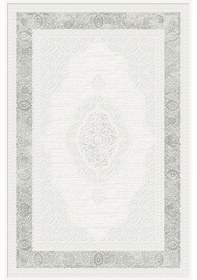 Resim Agua Yumuşak Yüzey Özel Akrilik Halı Agu 2202 Krem - Gri 