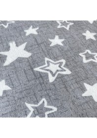 Resim %100 Pamuk Flanel Kumaşından Fermuarlı Yastık Kılıfı 50x70 2 Adet Gri 