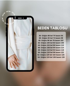Resim By Atelier Lacivert İspanyol Kol Bera Tesettür Abiye 
