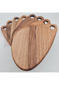 Resim Sunum ve Kesim Tahtası Ceviz Ağacı Damla 40X23 CM Kişiye Özel Tas 