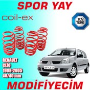 Resim Coil-Ex Clio 2 1998-2005 Arası 40-40Mm Alçaltma Spor Yay 
