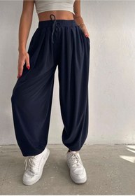 Resim NFA WEAR Kadın Modal Kumaş Yumuşak Dokulu Cepli Şalvar Pantolon 