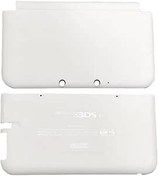 Resim Maitlan Beyaz Renk 3DSXL Ekstra Konut Case Kabukları Kapak Plakaları 2 ADET Set Değiştirme, Eski Büyük 3DS XL/LL 3DSLL El Konsolu, ABD Edition Dış A/E Yüz Üst/Alt Faceplate Coverplate 