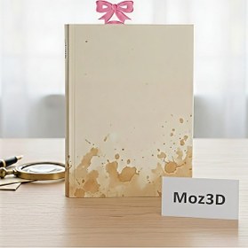 Resim Pembe Kurdeleli Dekoratif Kitap Ayracı 
