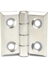 Resim Zmk4040 Burçlu Krom Menteşe 40X40 Delik Ekseni:25X25 Krom Zamak 