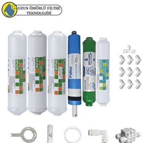 Resim Pemax Water Solutions Purefer Kapalı Kasa Su Arıtma Cihazlarına Sertifikalı 6'lı Pallas Mebran Alkalili 