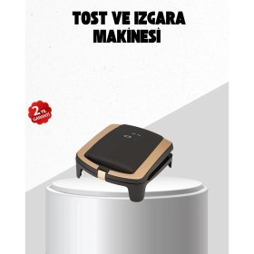 Resim OtoTech Tost Makinesi Ev Tipi Pratik Kullanım 4 Tost Kapasiteli 