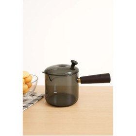 Resim ModaCar 550 ml Akasya Cam Cezve 