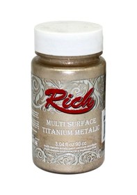 Resim Rich Multi Surface Titanium Metalik Boya 90 Cc. 2526 Şampanya 