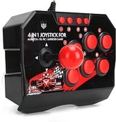 Resim Arcade Dövüş Sopa Kablolu Arcade Joystick PC Sokak Dövüşü Denetleyicisi Arcade Oyun Aksesuarları Anahtar/PC/PS3 