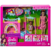 Resim HHB67 Barbie Bebek Bakıcısı Skipper Oyun Evi Seti 