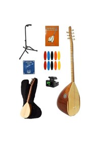 Resim Piarro Maun Ağacı Parlak Kısa Sap Bağlama Seti 