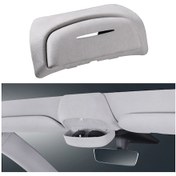 Resim Tesla Model Y İçin Araba Süet Wrap Versiyonu Güneş Gözlüğü Saklama Kutusu 