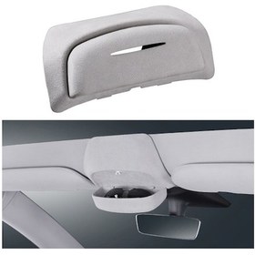 Resim Tesla Model Y İçin Araba Süet Wrap Versiyonu Güneş Gözlüğü Saklama Kutusu 