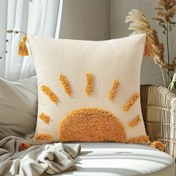 Resim 1 Adet, Boho Nakışlı Yastık Kılıfı, Bahar Yaz Güneşli Vuruşlu Dekoratif Yastık Kılıfı, Kanepe Yatak Odası Araba Için Yastık Kılıfı, Rahat Modern Ev Dekorasyonu Yastık Kılıfı, Yastık İçi Olmadan 