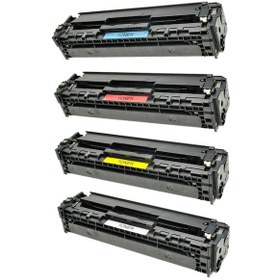 Resim Hp Color Laserjet Cm1312N Uyumlu Toner Takım / Hp 125A - Cb540A M 