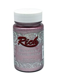 Resim Rich Multi Surface Titanium Metalik Boya 90 Cc. 2556 Toz Pembe 