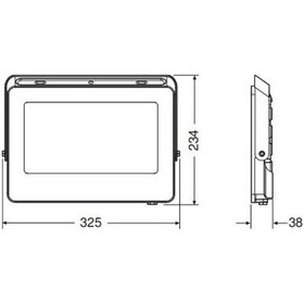 Resim Osram Ldeco Fl 100 Watt Led Projektör Beyaz Işık 