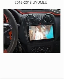 Resim Dacia Lodgy & Dokker Uyumlu Android Multimedya Sistemi - Kablosuz CarPlay & Android Auto, 9 İnç HD Dokunmatik Ekran, GPS Navigasyon, Bluetooth, Geri Görüş Kamerası Hediyeli (6, GB) 
