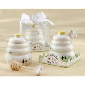 Resim Bal Kaşıklı Seramik Kap Bnc Ap-10273 - Arıcılık 