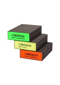 Resim Bosch S471 Takoz Sünger Dört Taraflı Zımpara Seti 3 Parça - 2608901175 