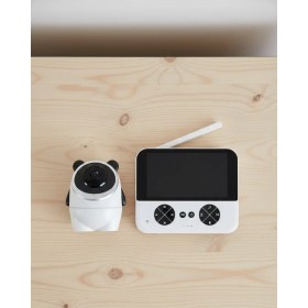 Resim Uzaktan Kontrollü Hd Bebek Kamerası Zoom ve Sıcaklık Sensörlü 
