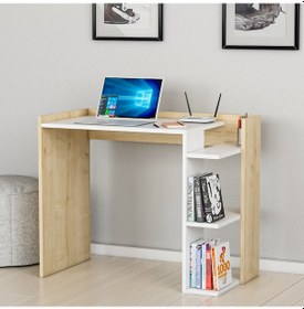 Resim Lagomood Ruby Çalışma Masası Meşe-Beyaz 