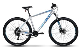 Resim Carraro Force 970 Hidrolik Fren 18 Vites 29 Jant Dağ Bisikleti Gümüş-Mavi 44 cm 