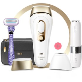 Resim Braun Silk Expert Pro 5 PL5149 400.000 Atımlı, 2 Başlıklı Yeni Nesil IPL + FS1000 + Tasarım Çanta | Braun Braun